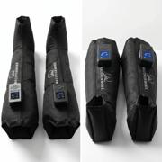 RecoverMore Recovery Boots med to sorte kompressionsstøvler og trådløse styreenheder