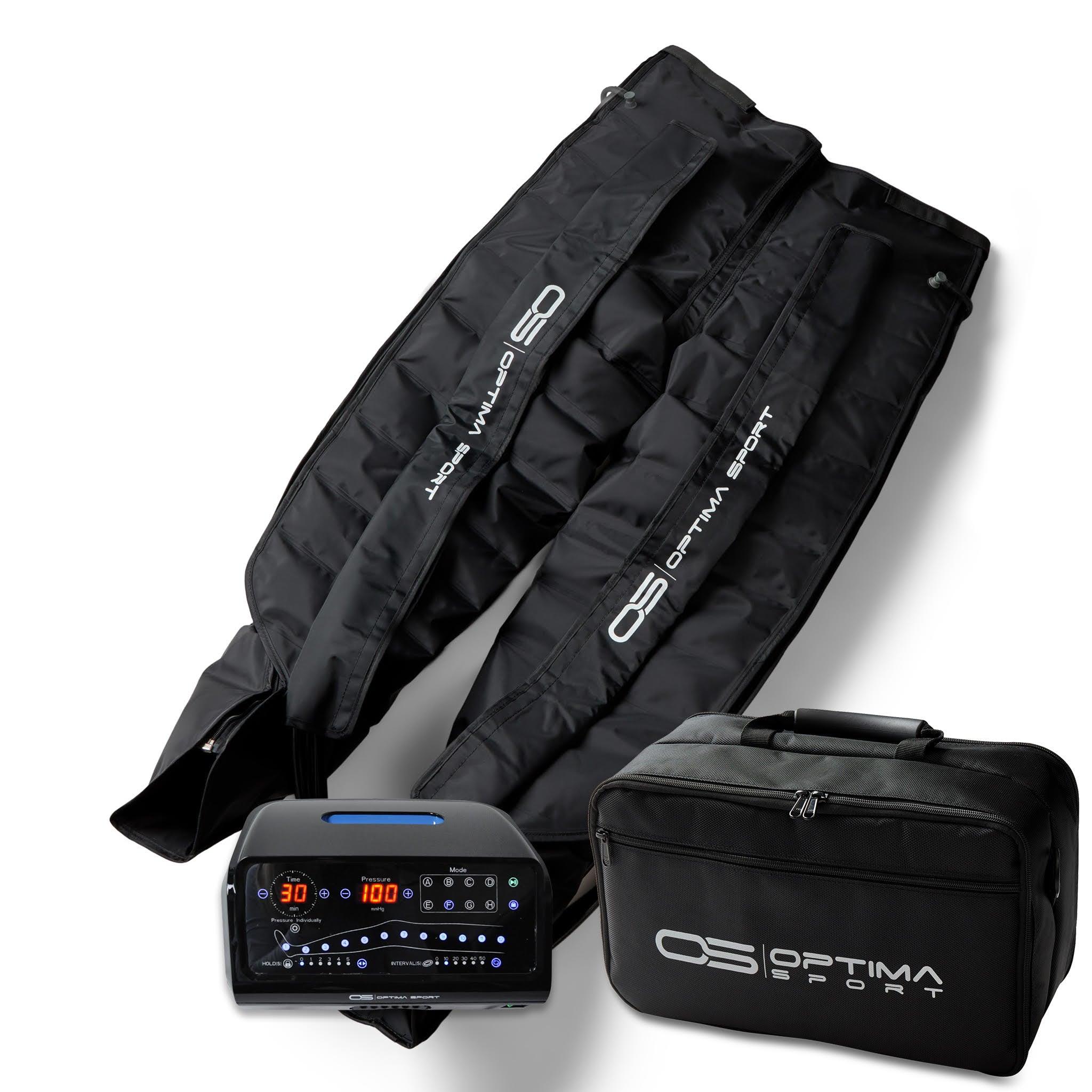 Optima Sport K12 Recovery Pants med tolv kamre og stationær kompressor